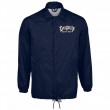 Dragstrip Clothing Build race break repeat navy coach jacket